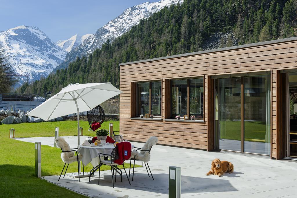 Hotel Palue Pontresina Bagian luar foto