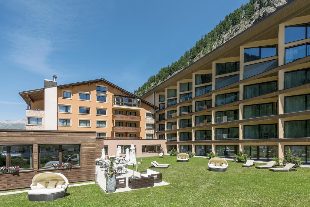 Hotel Palue Pontresina Bagian luar foto